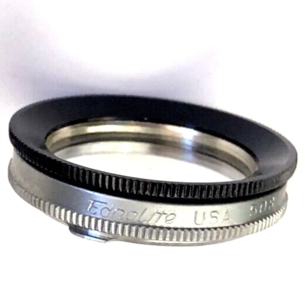 Vintage EdnaLite Duraklad Coated Portrait +1 Lens w/ 508 Filter Adapter Bayonet